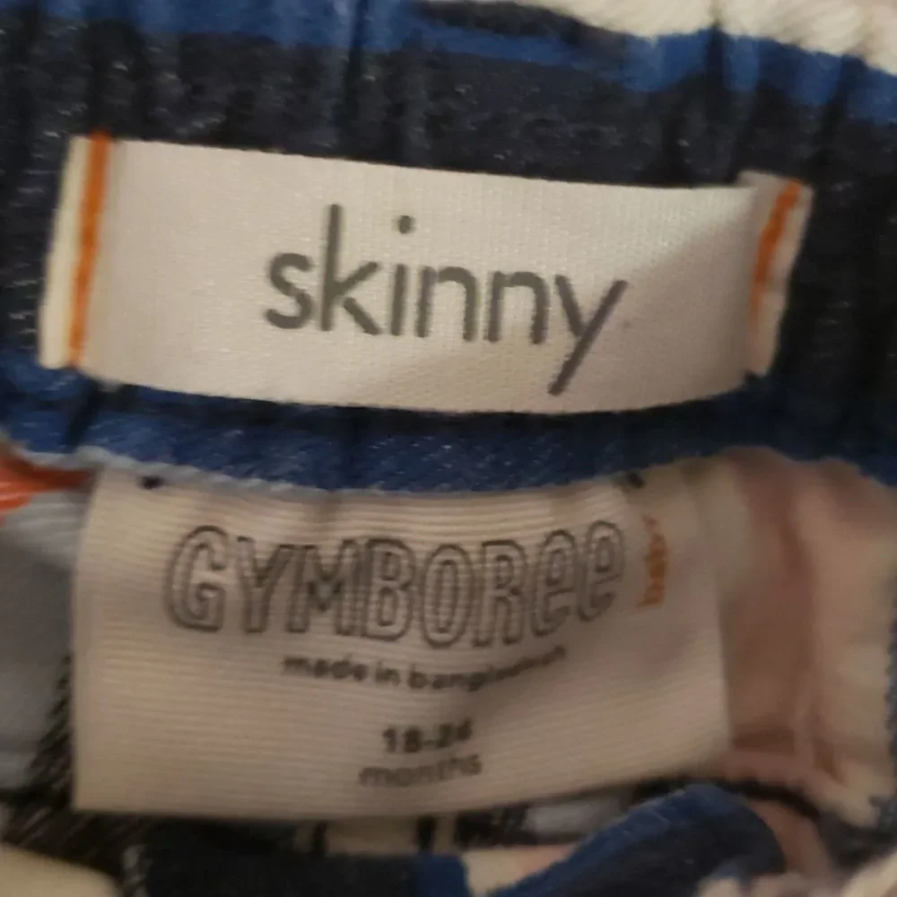 Toddler Gymborer girl striped set sz 18-24m